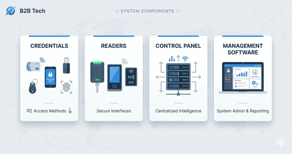 Main Components of an Access Control System