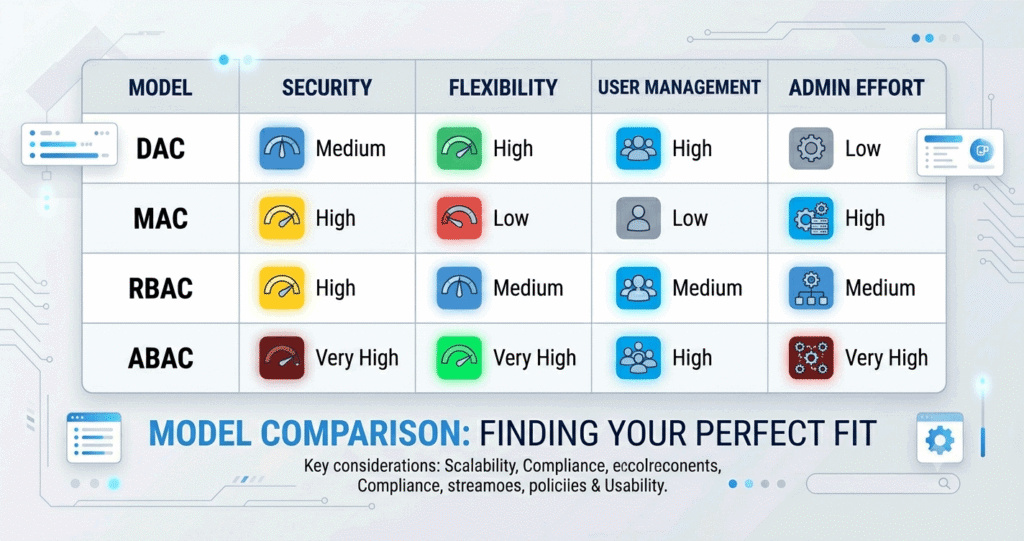 access-control-model-comparison
